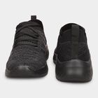 Men's Dusty Charcoal Black Lace-Up Sports Shoes, काला, small image number null