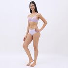 Women's Soft Pink Cotton Blend V-Neck Casual Bra, गुलाबी, small image number null