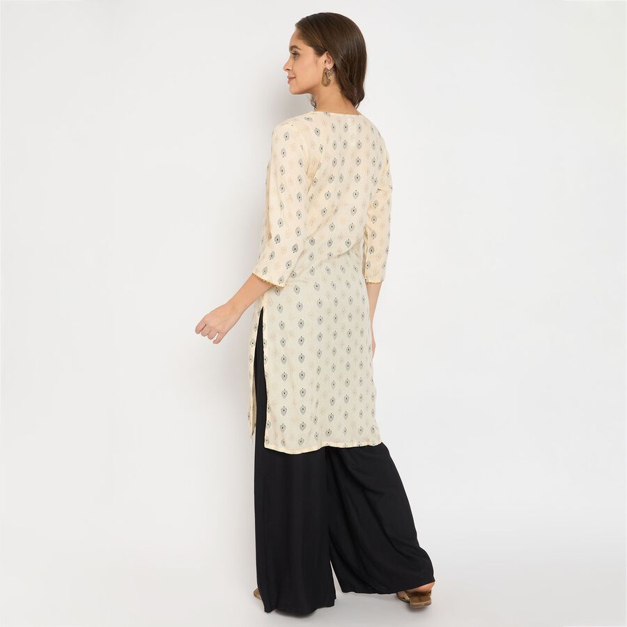 Ladies' Kurta, Off White, large image number null