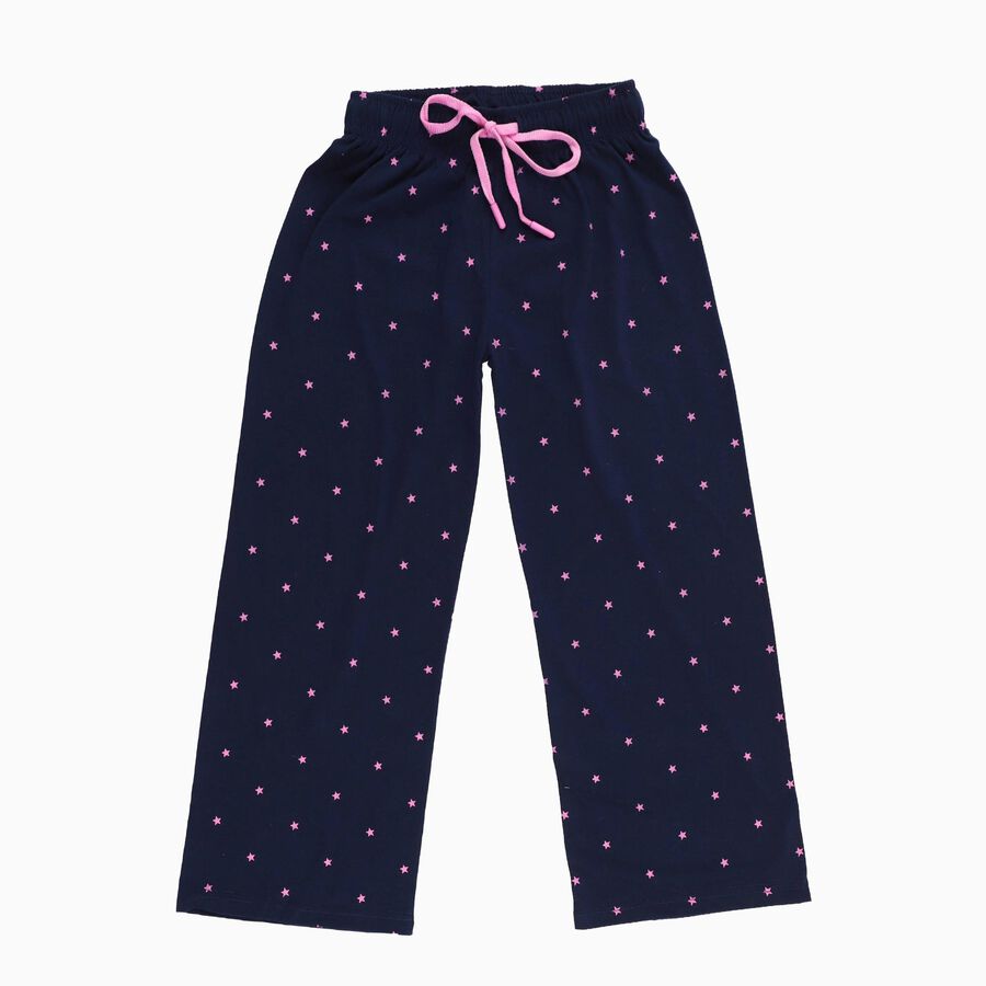 Girls' Pyjama, Navy Blue, large image number null