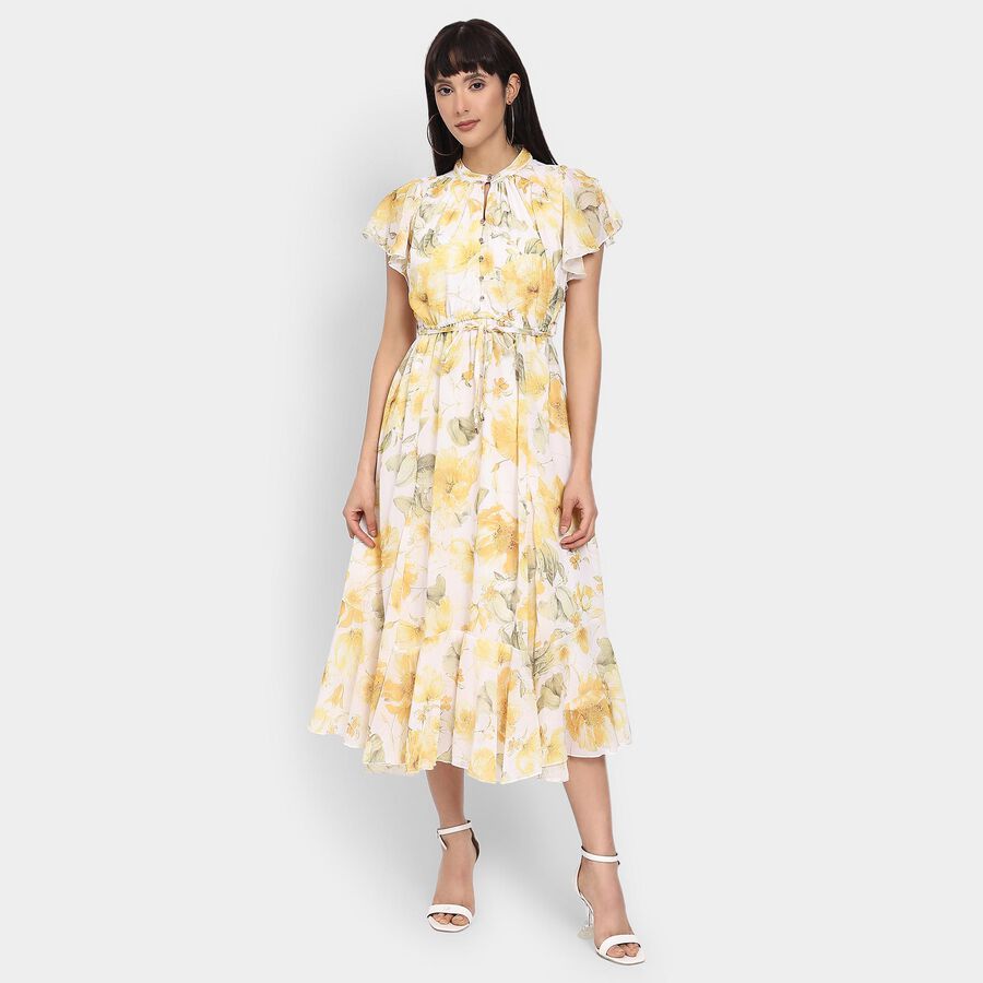 Ladies' Dress , Yellow, large image number null