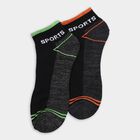 Men's Socks (Pack of 2), Charcoal, small