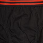 Boys' 100% Cotton Briefs, Black, small image number null