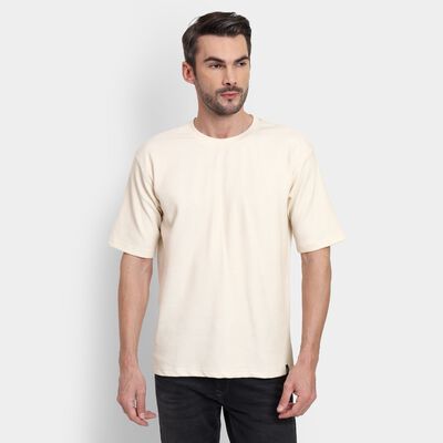 Men's Round Neck Half Sleeves T-Shirt 