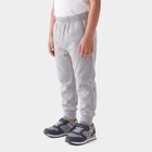 Boys Grey Striped Long Johns Thermal, Melange Light Grey, small