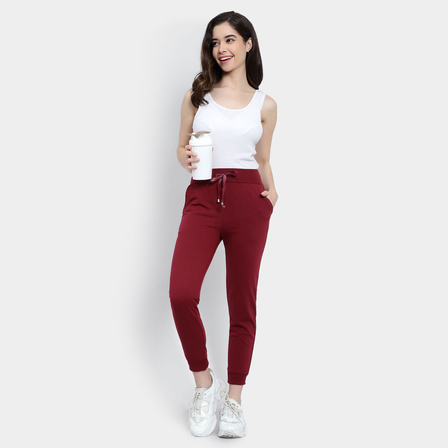 Solid Joggers, Wine, large image number null