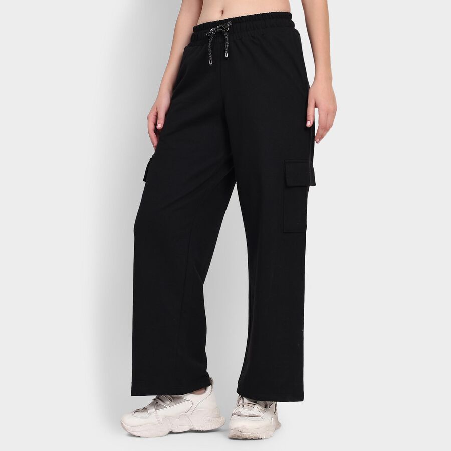 Ladies' Track Pants, Black, large image number null