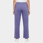 Women's Navy Blue Relaxed Fit Star Printed Pyjama, Mid Blue, small