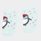 Infants Cotton Solid Socks, Melange Light Grey, small image number null