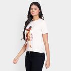 Ladies' Round Neck T-Shirt, पीच, small image number null