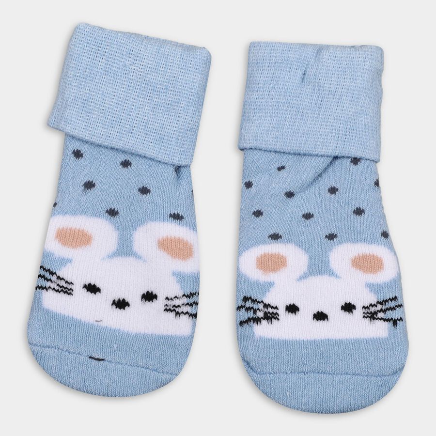 Infants' Socks (Pack of 2), Light Blue, large image number null