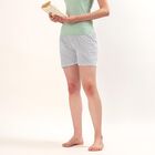 Women's Black Regular Fit Side Stripe Shorts, काला, small