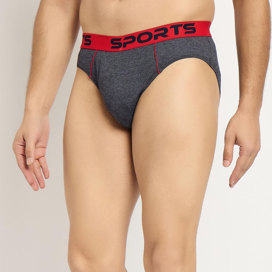 Men's Briefs , नेवी ब्लू, large
