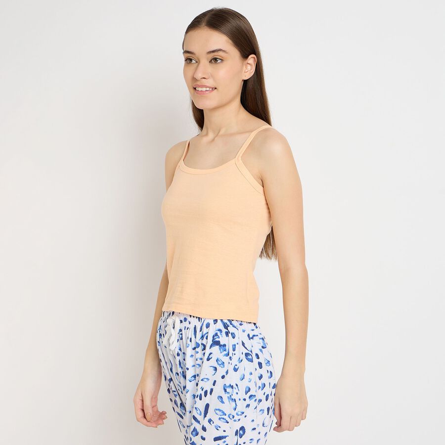 Ladies' 100% Cotton Slips, Peach, large
