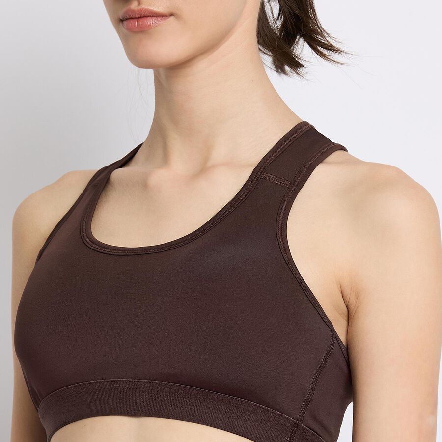 Ladies' Sports Bra , Brown, large image number null