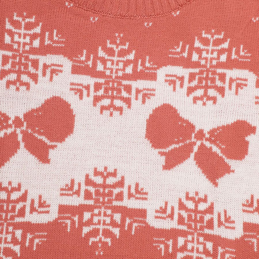 Girls' Pullover, Coral, large image number null
