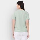 Ladies' Round Neck T-Shirt , Light Green, small