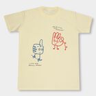 Boys' Bright Yellow Round Neck Printed T-Shirt, Yellow, small image number null