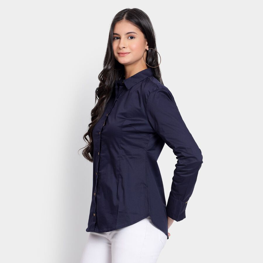 Ladies' Shirt, Navy Blue, large image number null