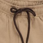 Boys Beige and Brown Color Block Elastic Waist Pyjama, Beige, small image number null