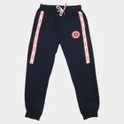 Boys Navy Blue Jogger Fit Side Tape Pyjama, नेवी ब्लू, small