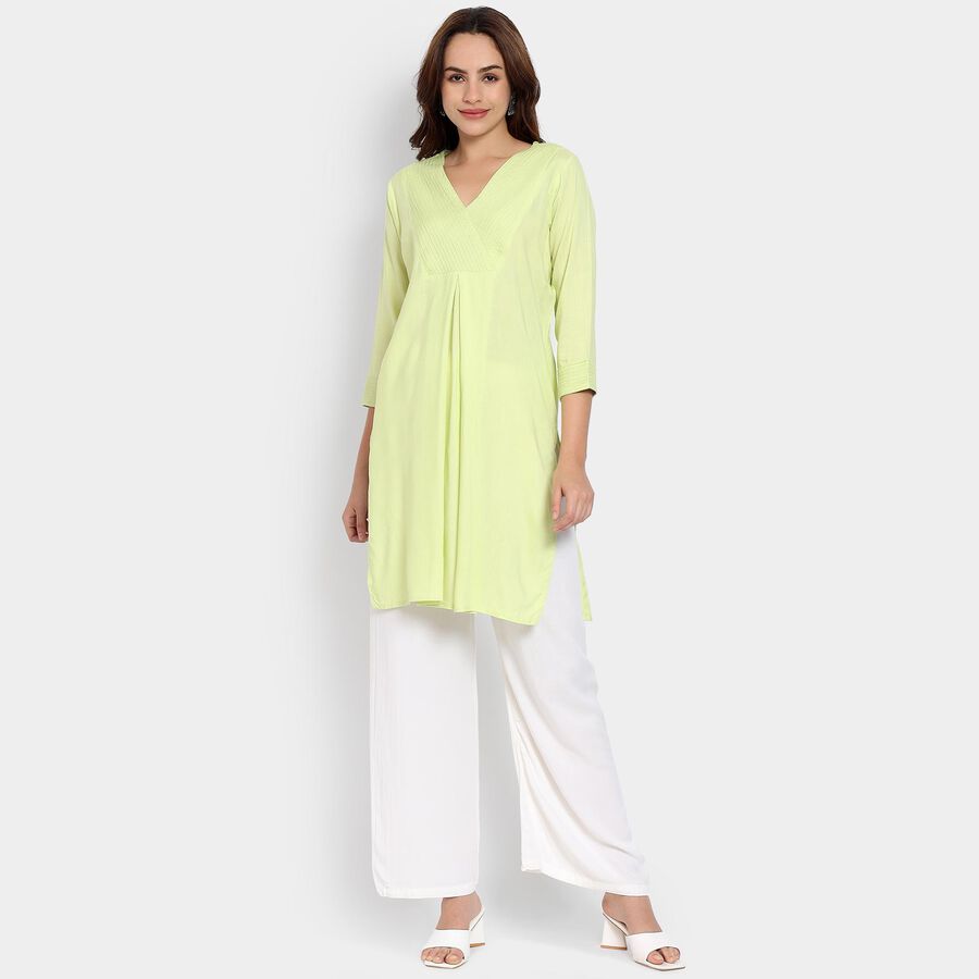 Ladies' Kurta, Light Green, large image number null