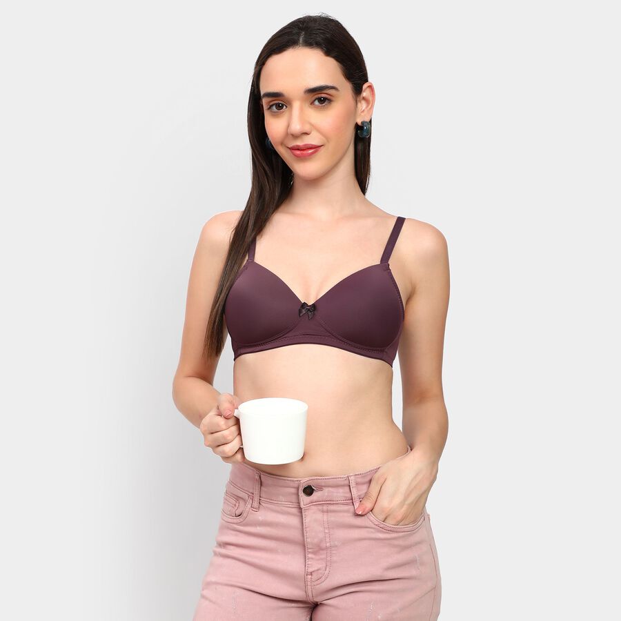 Ladies' Bra, बैंगनी, large image number null