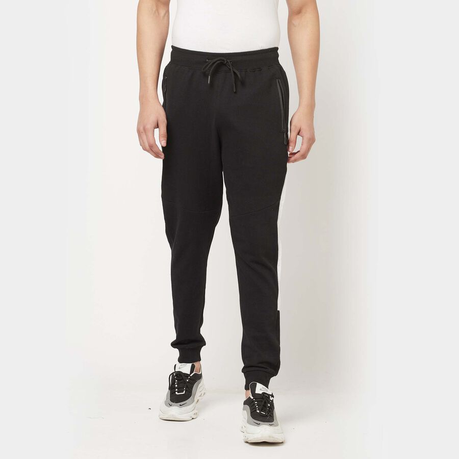 Cut N Sew Joggers, Black, large image number null