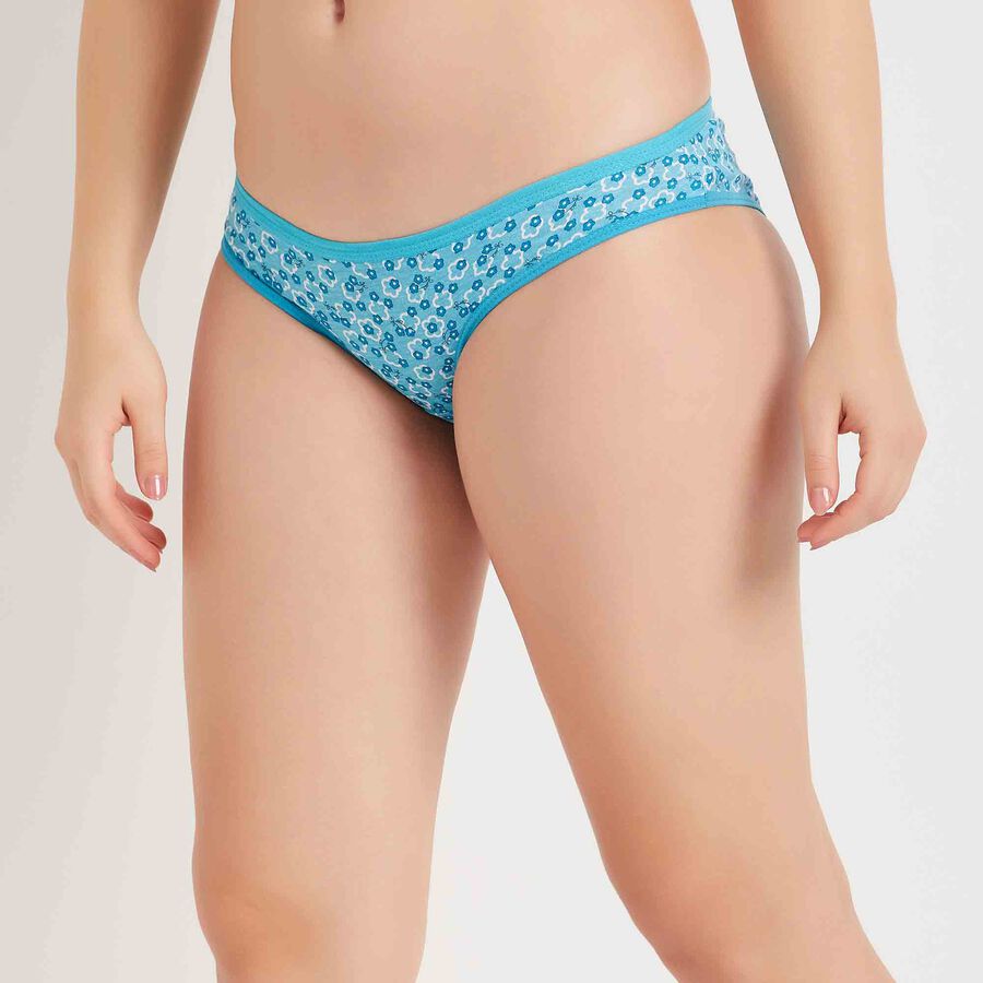Cotton Printed Panty, Light Blue, large image number null
