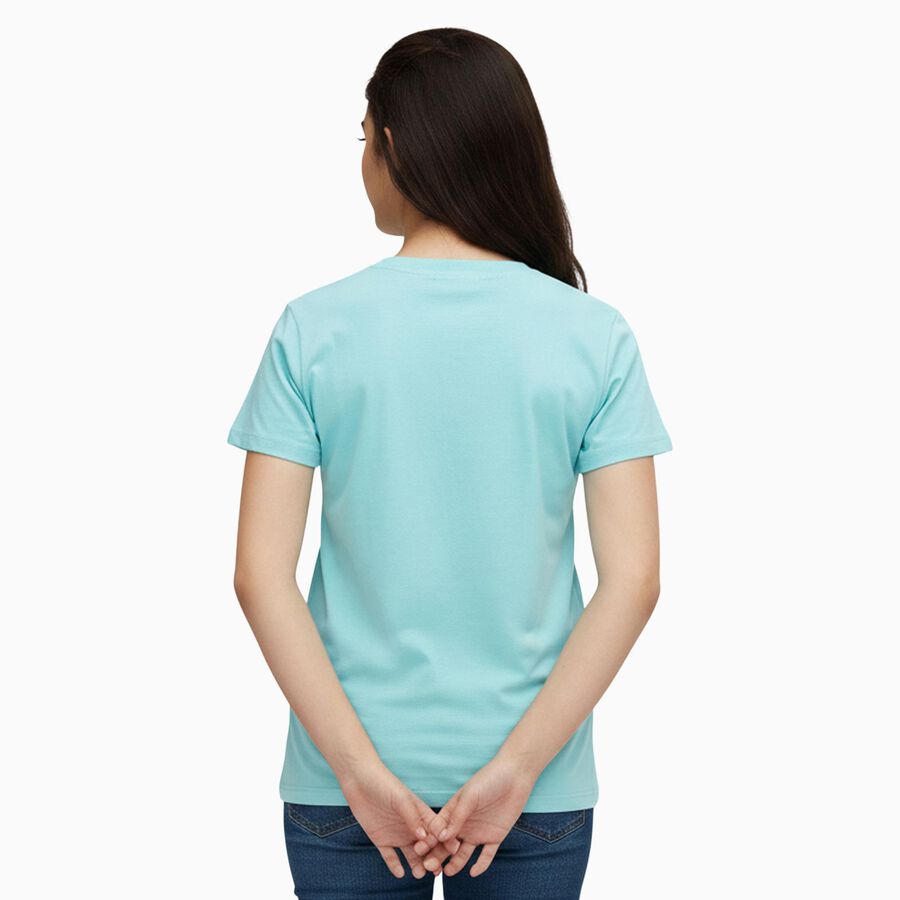 Girls' T-Shirt, एक्वा, large image number null