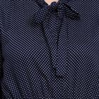 All Over Print A Line Dress, नेवी ब्लू, small image number null