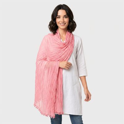 Women's Pink Dupatta