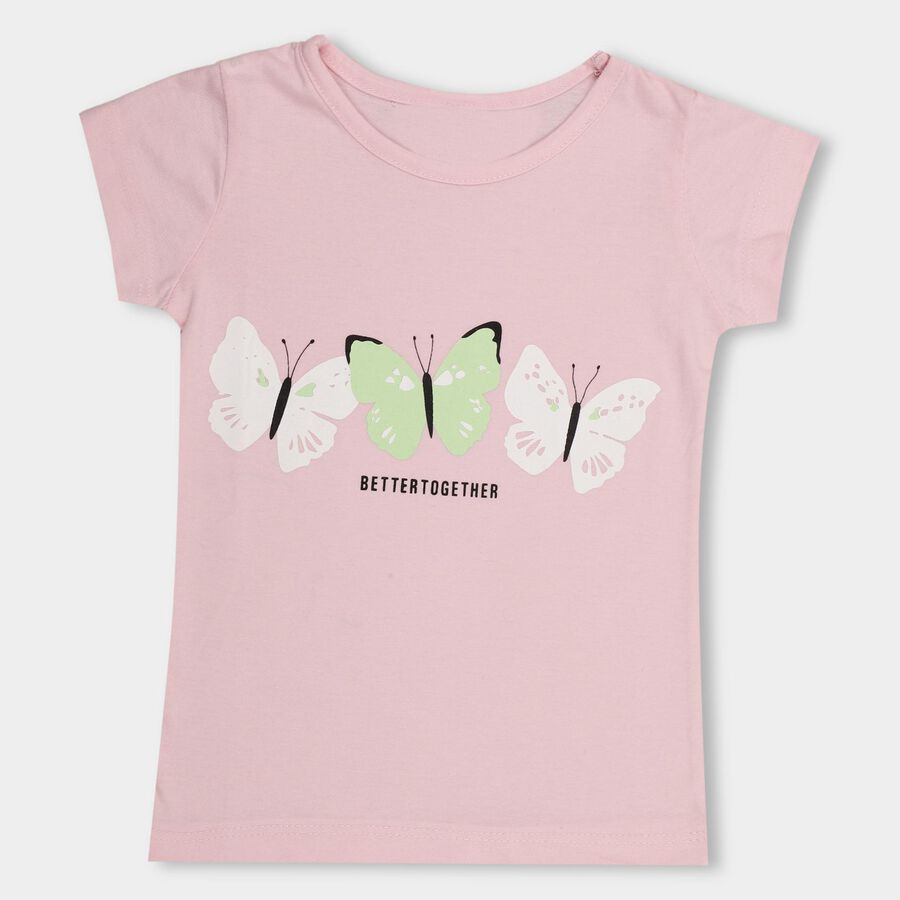 Girls' T-Shirt , Light Pink, large image number null