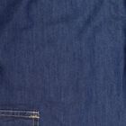 Girls' Stonewashed Blue Wide Leg Pull Up Jeans, Dark Blue, small image number null