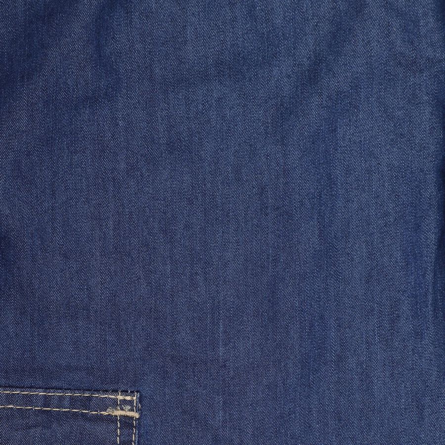 Girls' Stonewashed Blue Wide Leg Pull Up Jeans, Dark Blue, large image number null