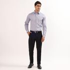 Men's Light Grey Slim Fit Formal Shirt, Light Grey, small image number null