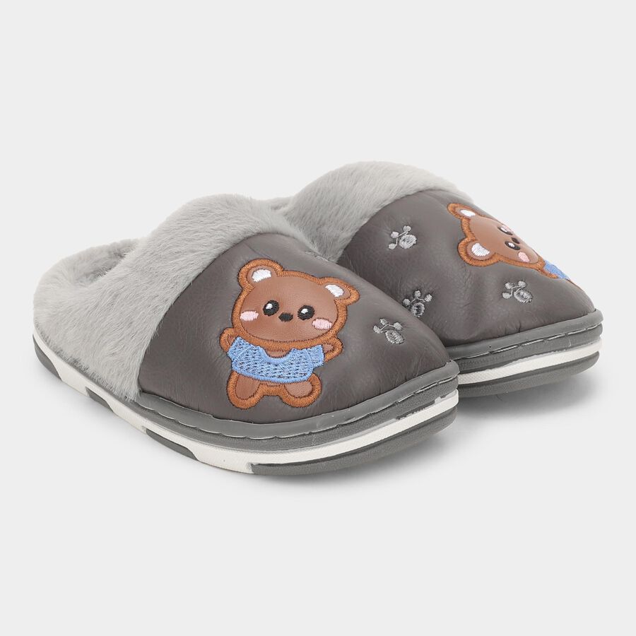 Kids' Winter Slipper, Grey, large image number null