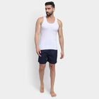 Men's 100% Cotton Vest , White, small