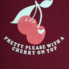 Girls' T-Shirt, Wine, small image number null