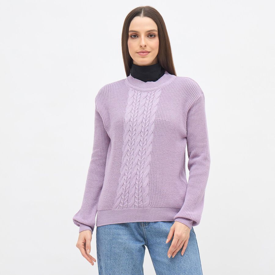 Ladies' Pullover, लाइलेक, large image number null