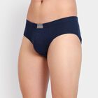 Men's 100% Cotton Briefs, Navy Blue, small image number null