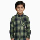 Boys' Casual Shirt, हल्का हरा, small image number null