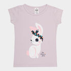 Girls Cotton T-Shirt, Lilac, small image number null