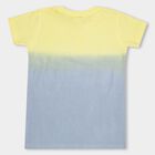Boys' 100% Cotton Half Sleeves T-Shirt , पीला, small image number null