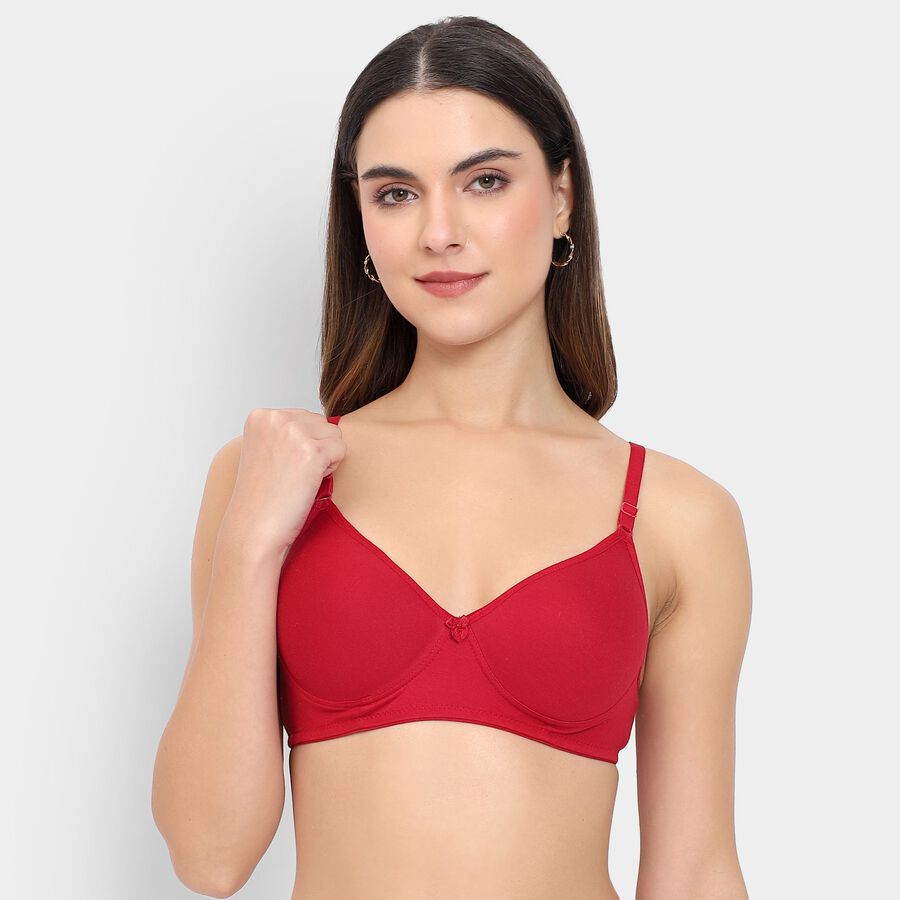 Ladies' Bra , Maroon, large image number null