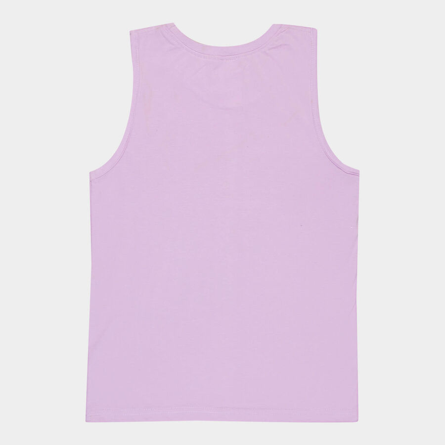 Boys Round Neck T-Shirt, लाइलेक, large image number null