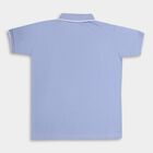 Boys' Half Sleeves T-Shirt, मध्यम नीला, small image number null