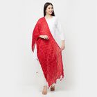 Cotton Printed Dupatta, Red, small image number null