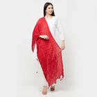 Cotton Printed Dupatta, Red, small image number null