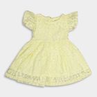 Infant Girls' Frock, पीला, small image number null